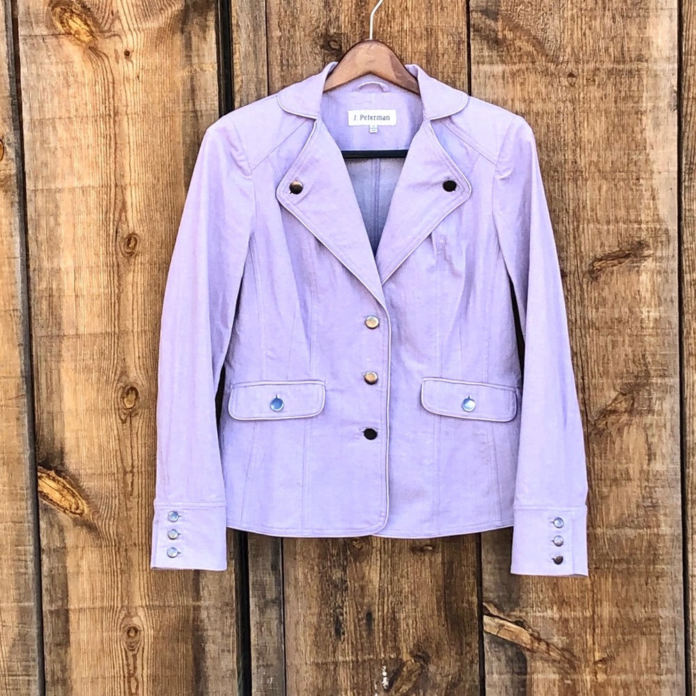 J. Peterman Lavender Ladies Jacket